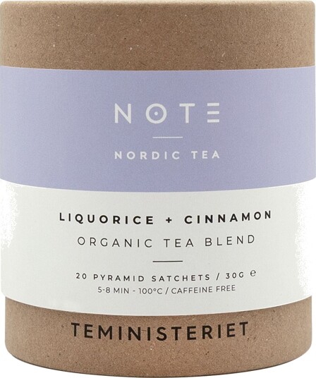 Teministeriet Note Liquorice Cinnamon Ø 20 teposer