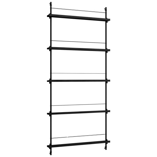 Moebe Magazine Hylle 85x188 cm Sort