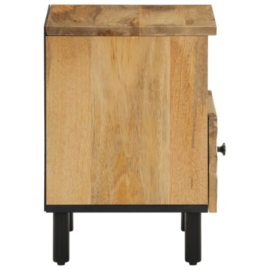 Nattbord 2 stk 40x33x46 cm heltre mango 8720845423162