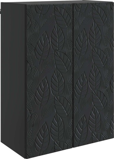 vidaXL Vegghengt skap Svart 66 x 34,5 x 90 cm Konstruert tre vidaXL Vegghengt skap Svart 66 x 34,5 x 90 cm Konstruert tre