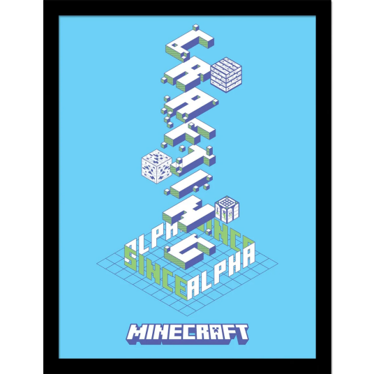 Minecraft Innrammet Bilde 30 x 40 cm Crafting Minecraft Innrammet Bilde 30 x 40 cm Crafting