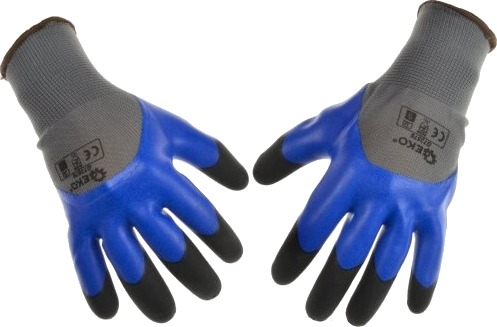 Arbeidshansker Robocze Beskyttende Forsterkede Fingertupper Str. 10 Latex Skum (12/240)