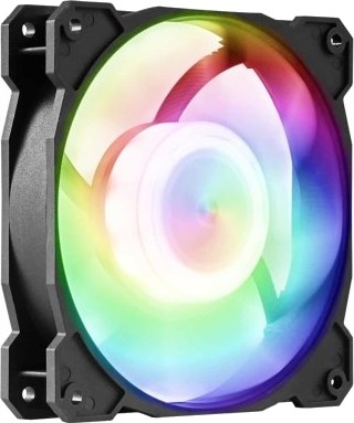 Gelid Solutions Radiant-D Vifte 12cm 77.2 Kubikkfot/Min Svart Hvit Gelid Solutions Radiant-D Vifte 12cm 77.2 Kubikkfot/Min Svart Hvit