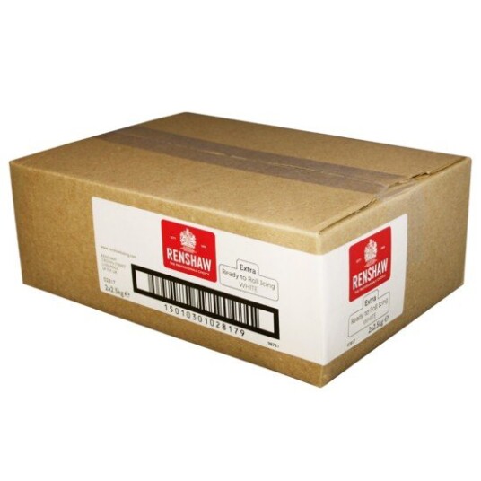 Hvit Fondant Fra Renshaw 5kg | Slikkepott.No