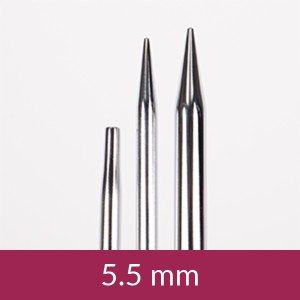 Drops Pro Classic Utskiftbare Rundpinner Messing 12cm 5,50mm / 4.5in U Drops Pro Classic Utskiftbare Rundpinner Messing 12cm 5,50mm / 4.5in U