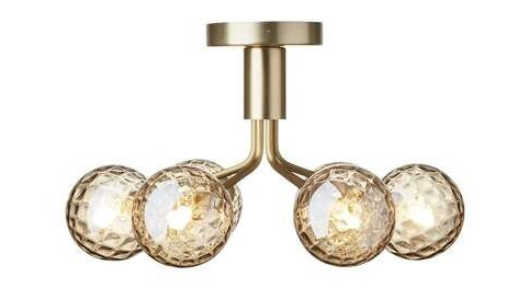 Nuura - Apiales 6 Taklampe Brushed Brass/Optic Gold