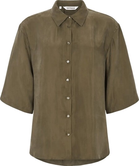 Soft Rebels Srfrances Shirt Khaki green S