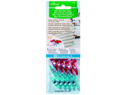Clover Wonder Clips Mini Ass farger 20 stk