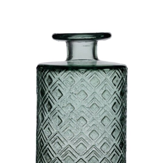 Bigbuy Home Vase Resirkulert Glass Grønn 9 X 9 X 28 Cm
