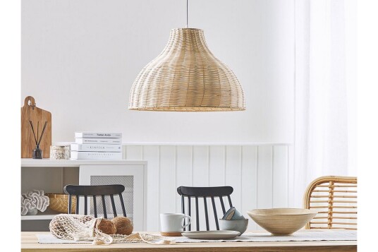 Taklampe Seighford Rotting/Lysebrun