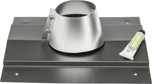 Metalbestos skorstein Ø 300 mm foringsdeksel, med krage