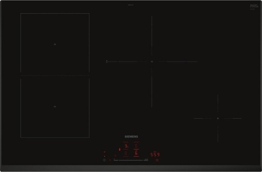 Siemens iQ500 Induksjonstopp 4-soner Touch Kontroll Svart 80 cm Siemens iQ500 Induksjonstopp 4-soner Touch Kontroll Svart 80 cm