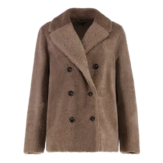 Max Mara Dame Jakker Brun 3XS,
