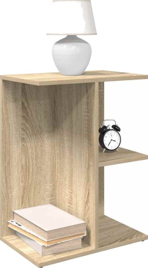  Nattbord 2 stk sonoma eik 46,5x29x61 cm konstruert tre 8721158575340