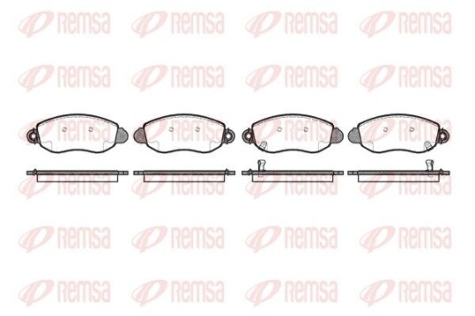 Bremseklosser REMSA 0772.02 Bremseklosser REMSA 0772.02
