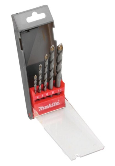 Makita Murborsett 5 Deler for Murverk og Stein - 4mm-10mm