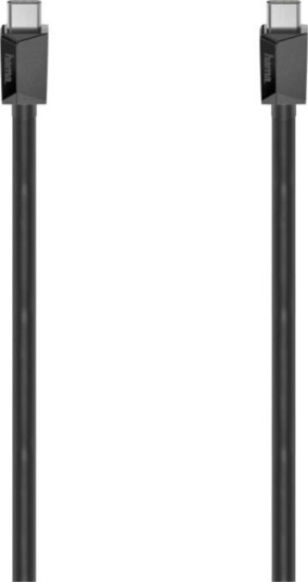 Hama Essential Line Usb-Kabel Usb-C Hann Til Usb-C Hann Usb 2.0 3 A Hurtiglading Opptil 60W Svart