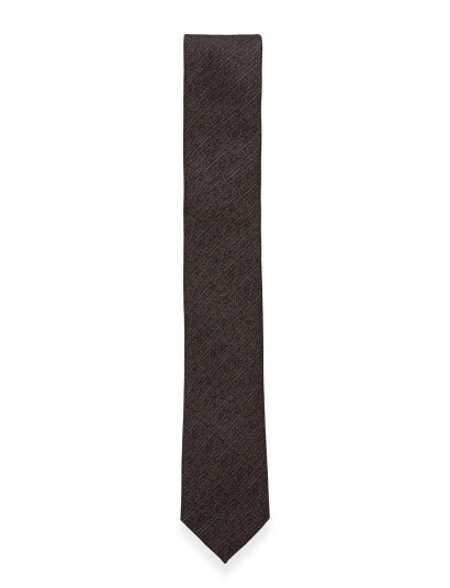 Lindbergh Black Structured Tie 7 Cm - Brown - ONE SIZE Lindbergh Black Structured Tie 7 Cm - Brown - ONE SIZE