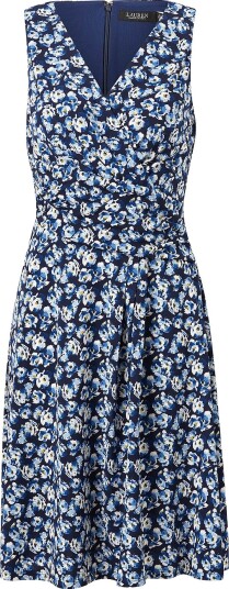Lauren Ralph Lauren Kjole Str Matte Jersey Dress Blå