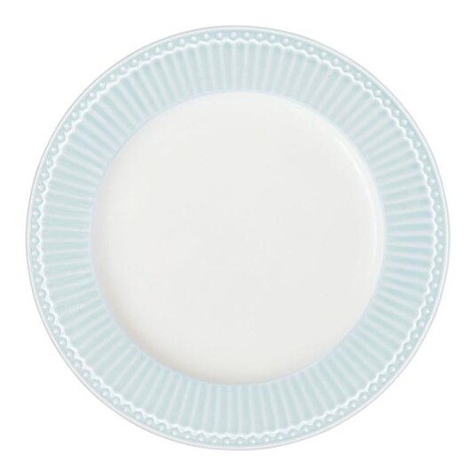 GreenGate  Alice frokosttallerken 23 cm pale blue
