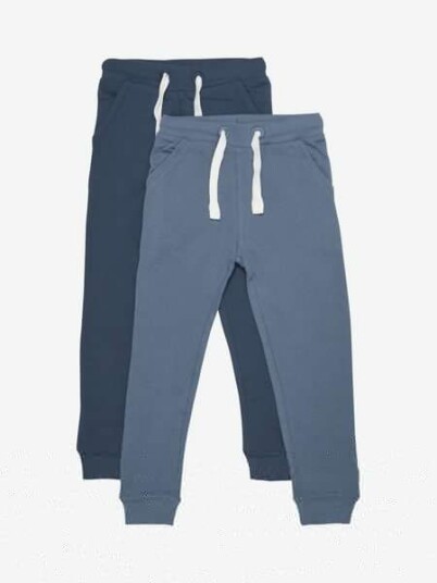 Minymo Basic Joggebukse 2 pk til barn misty rose 152