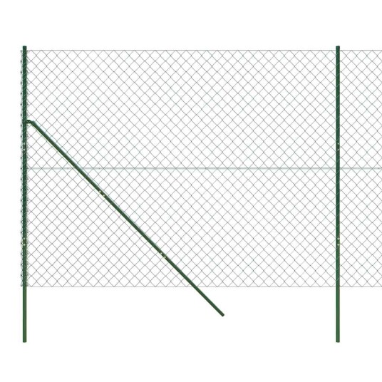 vidaXL Kjedegjerde grønn 1,6x10 m vidaXL Kjedegjerde grønn 1,6x10 m