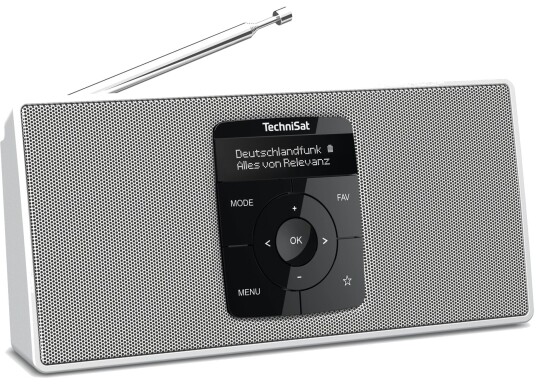 Technisat DigitRadio 2 S DAB/FM-radio Hvit