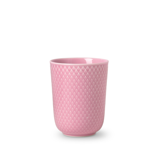 Lyngby Porcelæn Rhombe kopp uten hank 33 cl Rosa Lyngby Porcelæn Rhombe kopp uten hank 33 cl Rosa