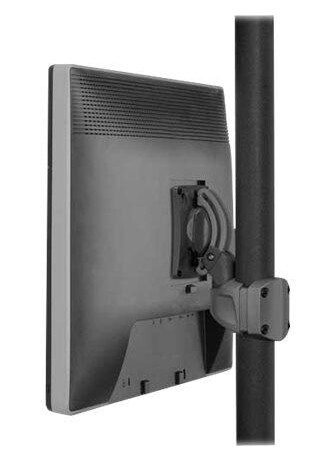 Chief Kontour Pole Wall Mount - Extreme Tilt Pitch/Pivot - Black monteringskomponent - for LCD-skjerm - svart
