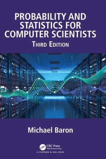 Probability And Statistics For Computer Scientists Av Michael (American University Washington Dc) Baron