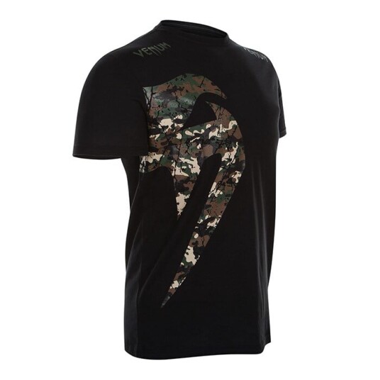 Venum Original Giant T-Shirt, Jungle Camo Black Multi Large