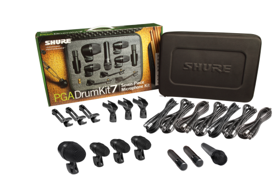 Shure PGA Drumkit 7 mikrofonsett Shure PGA Drumkit 7 mikrofonsett