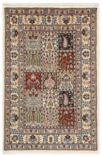 Håndknyttet. Opphav: Persia Moud Garden Teppe 80x121