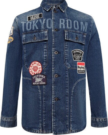 Replay Jacket Regular ,Sustainable Blue L Replay Jacket Regular ,Sustainable Blue L