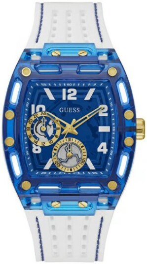 Guess Herreklokke GW0499G6 Phoenix Blå/Gummi Guess Herreklokke GW0499G6 Phoenix Blå/Gummi