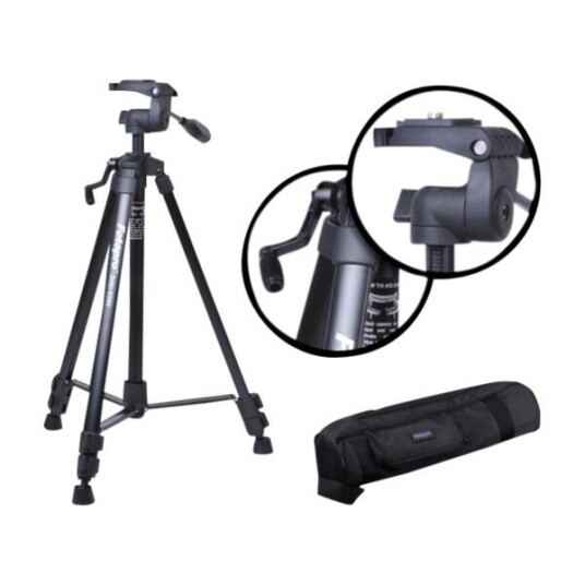 ROLLEI DIGI 9300 KAMERASTATIV DIGITALE FILMKAMERAER 3 BEN, SVART