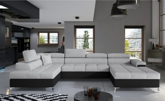 Seksjon Eltap Eduardo 337x205x88 cm Sawana 21 Soft 11 Venstre