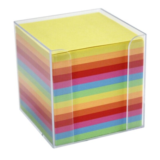 Folia Block Cube Med Holder Farget Folia Block Cube Med Holder Farget