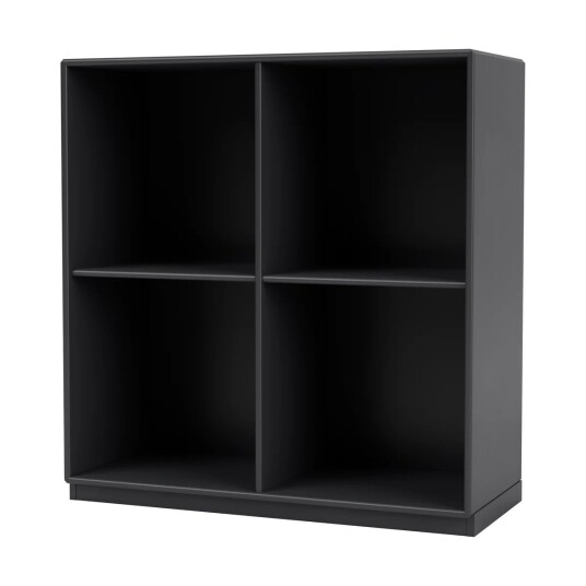 Montana SHOW hylle 69,6 x 69,6 cm, sokkel 3 cm 04 Anthracite