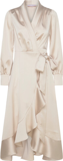 Love Lolina Iza Midi Dress   CreaM