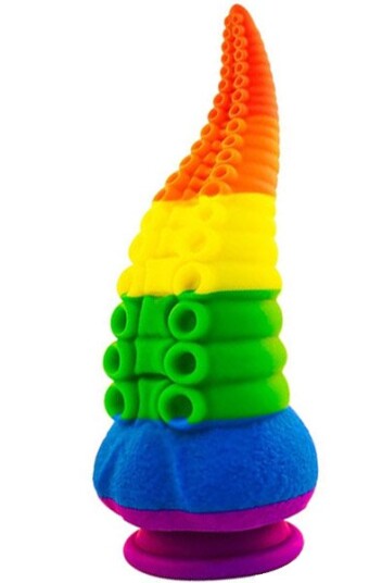 Sealik Tentacle Dildo Rainbow 22 cm Sealik Tentacle Dildo Rainbow 22 cm