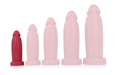 Larry Silicone Dildo Red 18 cm