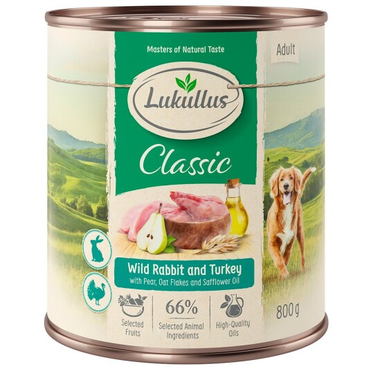 Økonomipakke Lukullus 24 X 800 G Villkanin & Kalkun