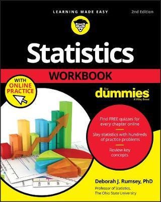 Statistics Workbook For Dummies With Online Practice Av Deborah J. Rumsey