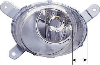 Tåkelyskaster VAN WEZEL 5921995