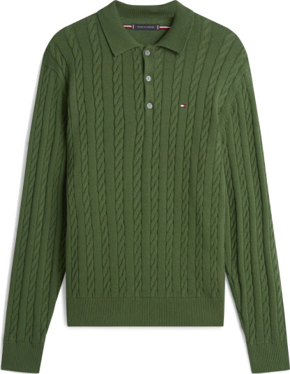 Tommy Hilfiger Herre Strikkevarer Grønn S,