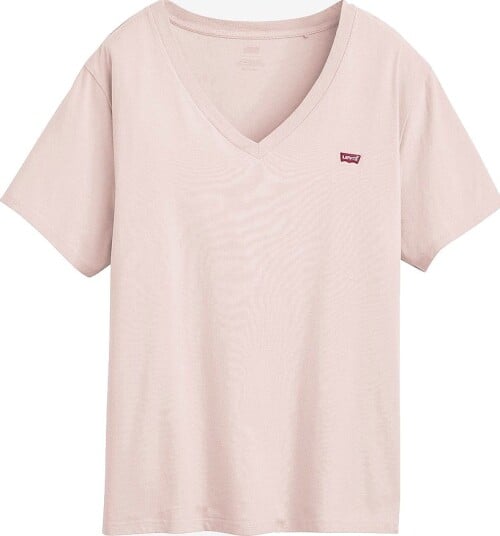 Levi's Plus   T skjorte PL Perfect Vneck   Rosa