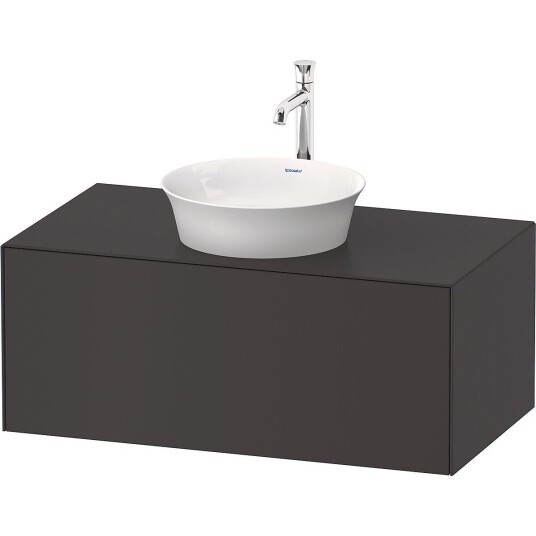 Duravit White Tulip Servantskap 1 skuff 100x55x40,8 cm Grafitt Matt
