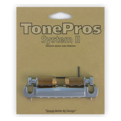 Tonepros Vtna C - Vintage Style Alu Wraparound Tailpiece With Ss1, Chrome