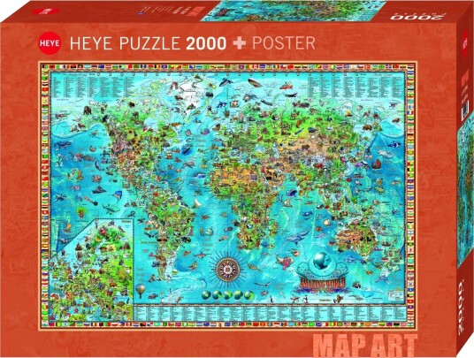 Heye Puslespill 2000 Amazing World Heye Puslespill 2000 Amazing World